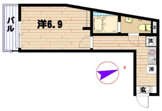 ベルジュ六郷【2階】の間取り