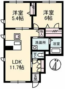 FlechirI(フレシールアイ)【1階】の間取り
