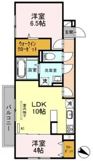 大阪府大阪市平野区加美正覚寺1【アパート】の間取り