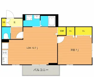 グランツラウム創美舎・I【2階】の間取り