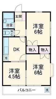 キンドハイム【2階】の間取り