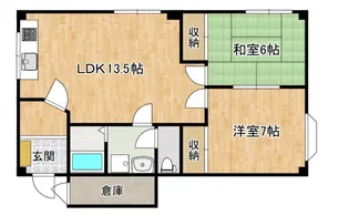ファーストハイツ大島II【2階】の間取り