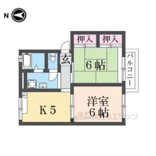 ロワール菅原【2階】の間取り