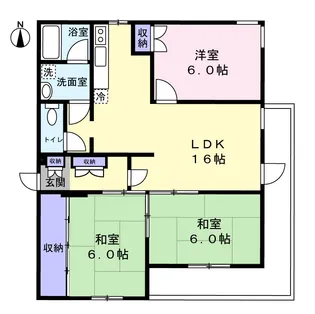 中山ビル【2階】の間取り