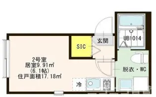ポルージュ小岩【3階】の間取り