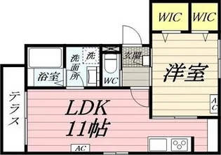 メゾン・クレール【1階】の間取り