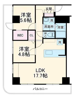 ビエラコート南浦和【5階】の間取り