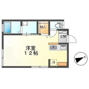 メゾン・ド・マロン【1階】の間取り