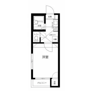 ルーク池尻【1階】の間取り