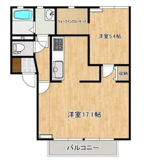 プレステージB【1階】の間取り