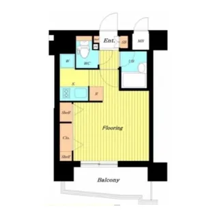 アクロス赤坂【6階】の間取り