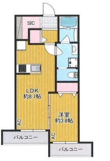 フォレステーラ【3階】の間取り