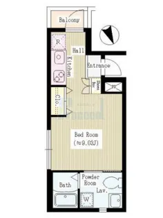 プリエール諏訪【2階】の間取り