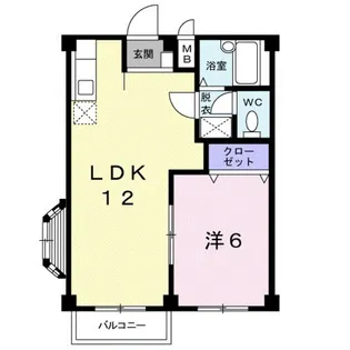 エルディムKT【1階】の間取り