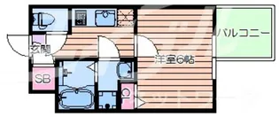 エスリード本町レジデンス【7階】の間取り