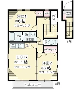 Heim・Regenbogen【2階】の間取り