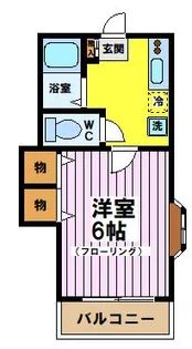 リヴェール仙川【1階】の間取り