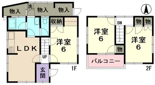 岐阜県多治見市星ケ台1【一戸建】の間取り
