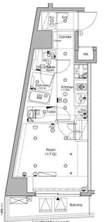 SYFORME SHIROKANE-TAKANAWA【9階】の間取り