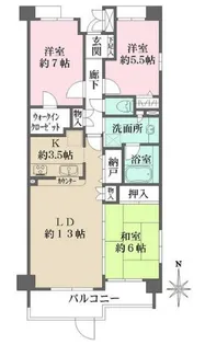 プレジリア横浜高島台【3階】の間取り