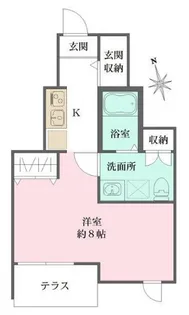 恵比寿樹乃家【1階】の間取り