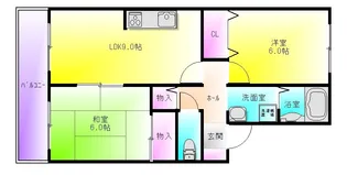 RIHITO八尾A棟【2階】の間取り