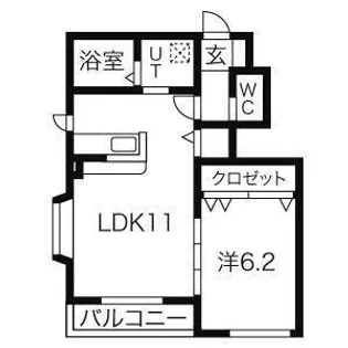 文水壱番館【1階】の間取り
