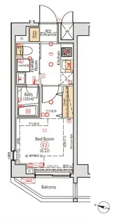 ヴォーガコルテ八丁畷駅前【1階】の間取り
