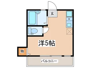ジュネス生田【1階】の間取り