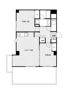 エルミタージュ横浜ベイ【5階】の間取り