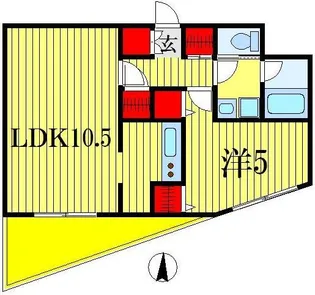 S-FORT西船橋【3階】の間取り