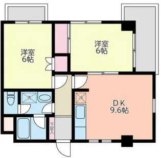 ブルク六義園【3階】の間取り