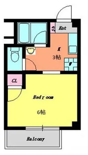 チェリーミズノエ【2階】の間取り