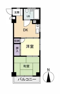 オレンジコート大森【3階】の間取り