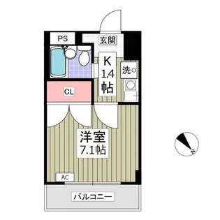 コーポときわ【2階】の間取り