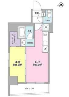 ミュプレ恵比寿【3階】の間取り