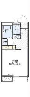 レオパレスメルシー【1階】の間取り
