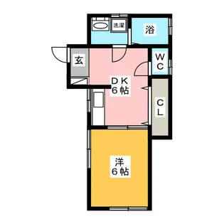 ミントVI【1階】の間取り