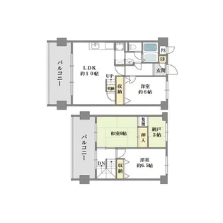 ピボットハウスIII【6階】の間取り