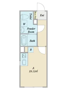 Crecer磯子【4階】の間取り