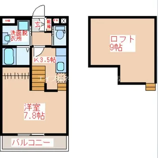 spazio東郷【1階】の間取り