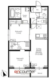 OTTO FLATS【2階】の間取り