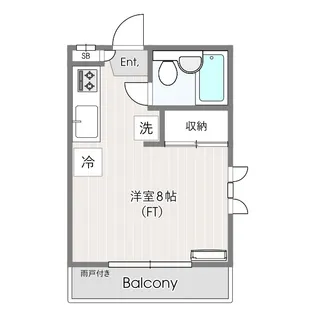 エーデルハイム【1階】の間取り