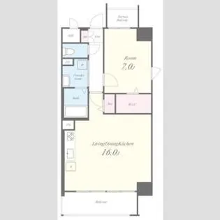 サンカトル【8階】の間取り