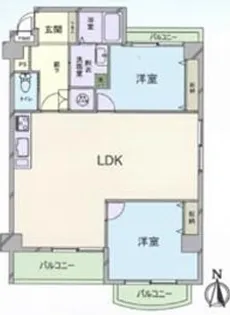 藤和新町コープ【3階】の間取り