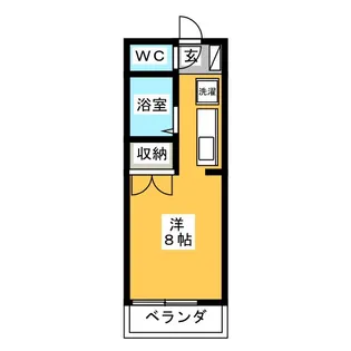 第2ハイツタマキ【2階】の間取り