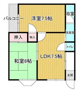 コーポSEI【1階】の間取り