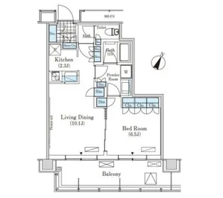 メルクマール京王笹塚レジデンス【15階】の間取り