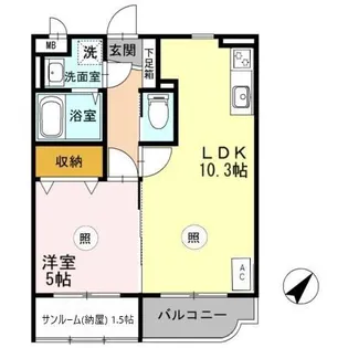 プルミエヴィラ【2階】の間取り