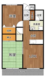 ダイナスティ【3階】の間取り